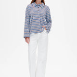 Jivan Top - Wedgewood Stripe