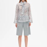 Miranda Blouse - Grey Leopard