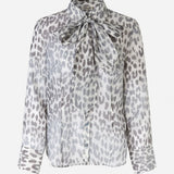 Miranda Blouse - Grey Leopard