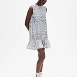Agnese Dress - Grey Leopard
