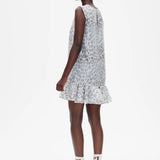Agnese Dress - Grey Leopard