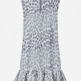Agnese Dress - Grey Leopard