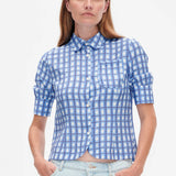 Melaya Shirt - Blue Check