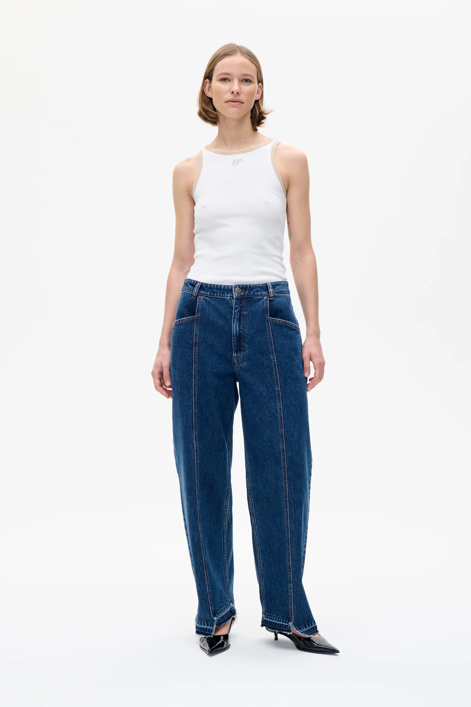 Ediit Nanya Jeans - Dark Blue Denim – Ediit