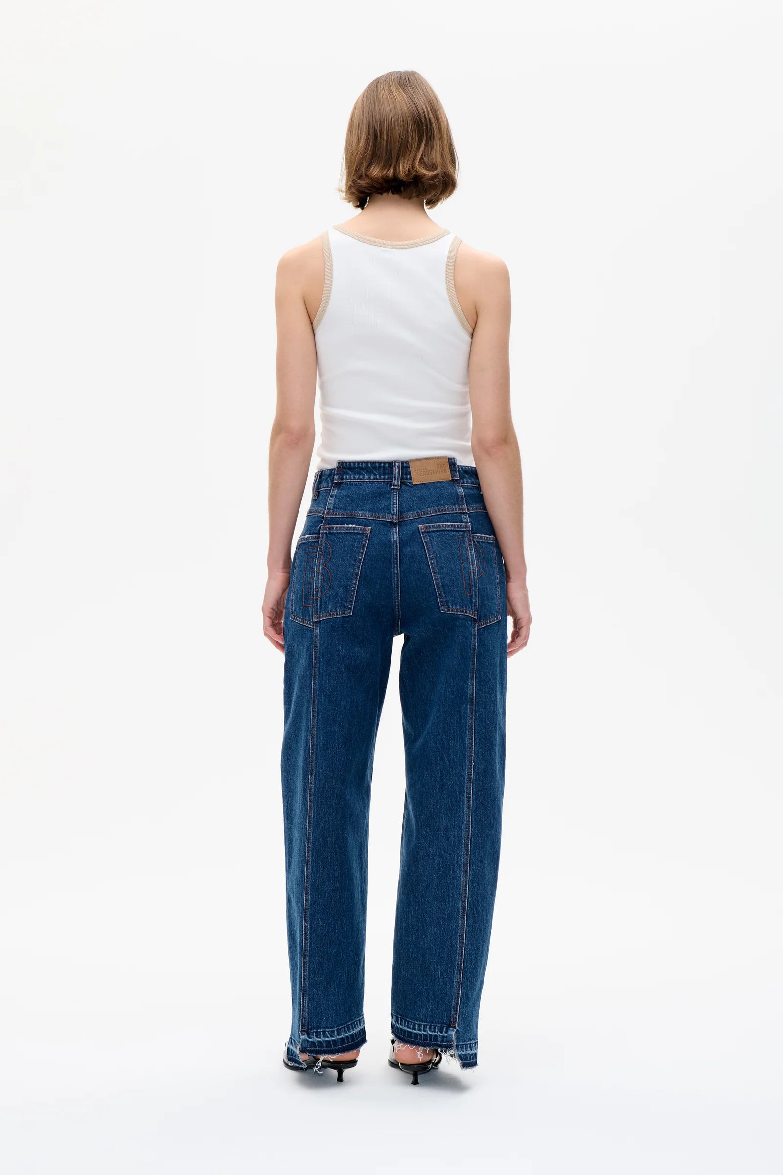 Ediit Nanya Jeans - Dark Blue Denim – Ediit