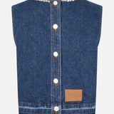 Medine Top - Dark Blue Denim