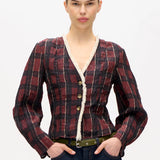 Millea Shirt - Dark Red Check