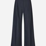 Neyat Trousers - Blackish Pinstripe