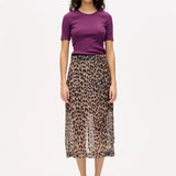 Shevin Skirt - Camel Leopard