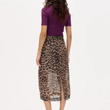 Shevin Skirt - Camel Leopard