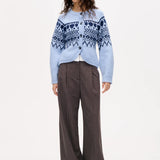 Colin Cardigan - Blue Fair Isle