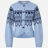 Colin Cardigan - Blue Fair Isle