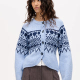 Colin Cardigan - Blue Fair Isle
