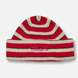 Leia Hat - Crimson Red Strip