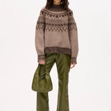 Ciana Jumper - Brown Fair Isle