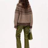 Ciana Jumper - Brown Fair Isle