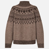 Ciana Jumper - Brown Fair Isle