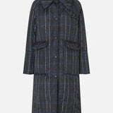 Deana Coat - Navy Check