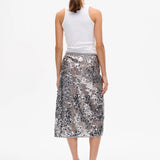 Shania Skirt - Grey Sequins