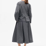 Botilda Jacket - Grey Stripes