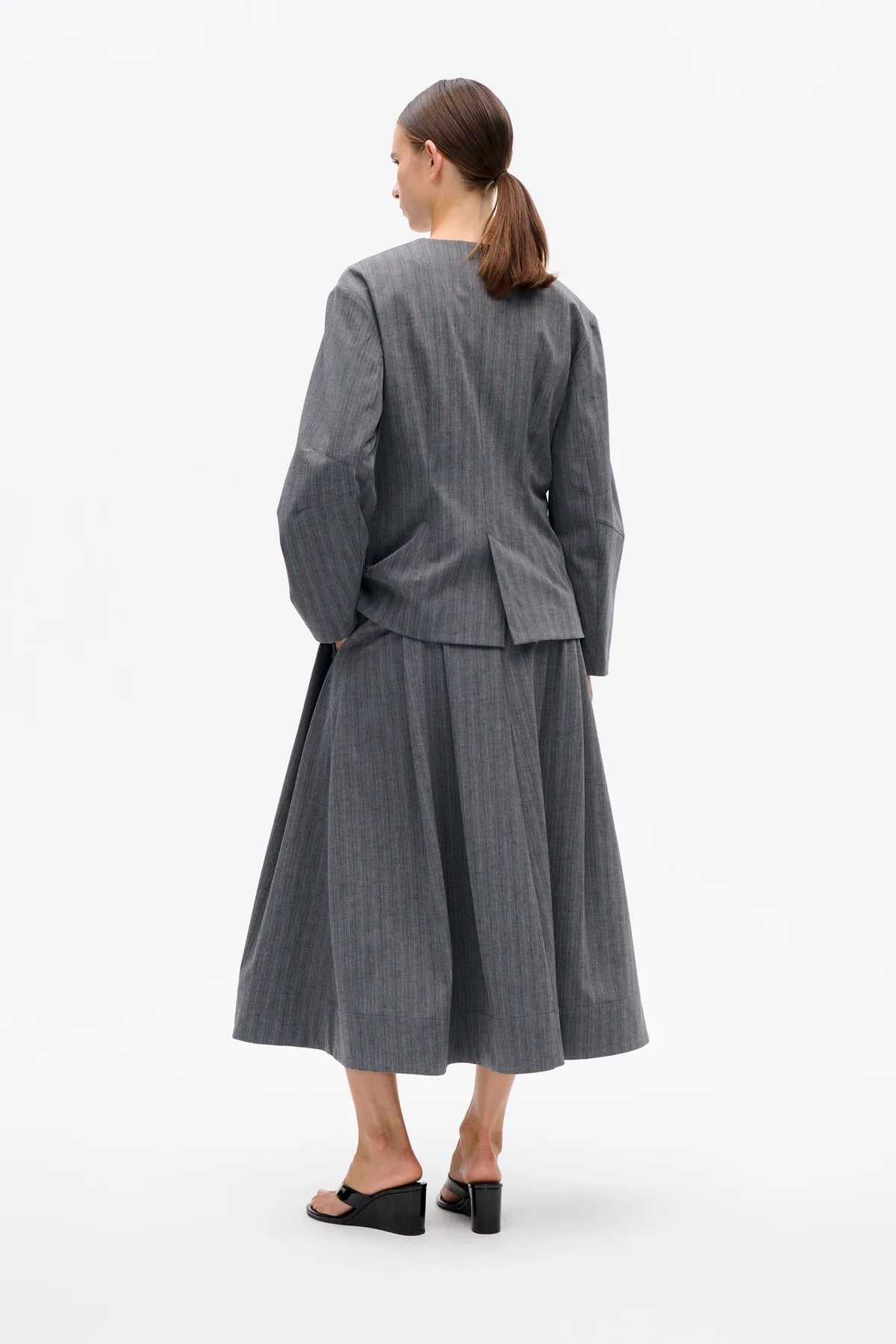 Ediit Botilda Jacket - Grey Stripes – Ediit