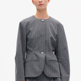 Botilda Jacket - Grey Stripes