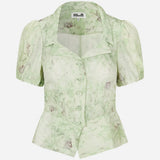 Macaia Blouse - Distorted Green