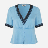 Melonie Blouse - Dusk Blue
