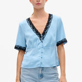 Melonie Blouse - Dusk Blue