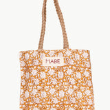 Blockprint & Jute Tote