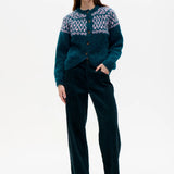 Nara Trousers - Bottle Dark Green