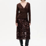 Shania Skirt - Coffee Bean Brown