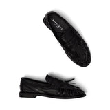 PAElmira Fringle Loafers - Black