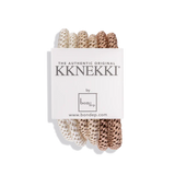 Slim Bundle 3 - 4Pcs Hairband - Cream/Brown