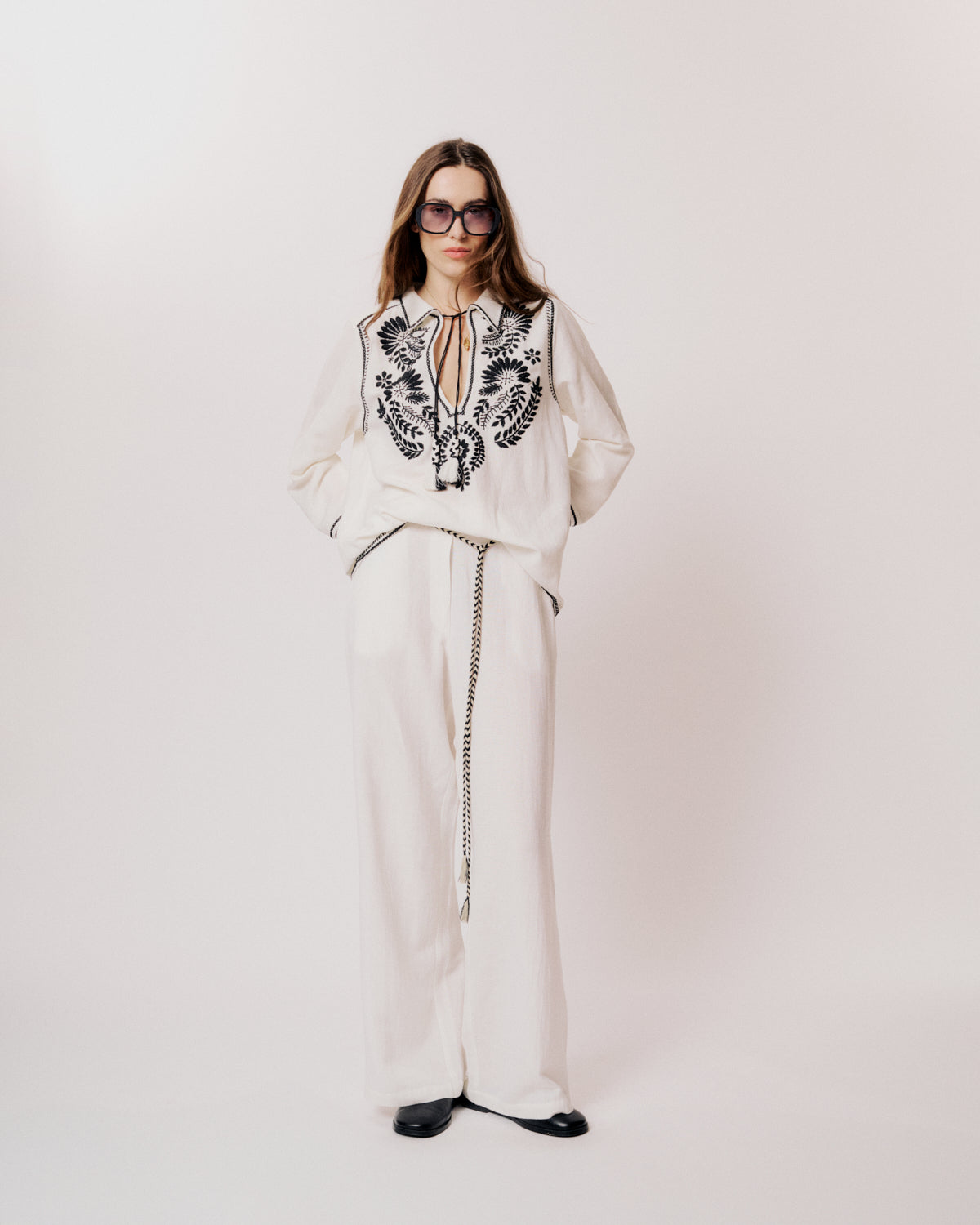 Vaeda Shirt - Cloud Dancer
