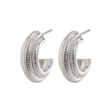 Macie Hoops - Silver
