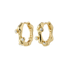 Load image into Gallery viewer, Pilgrim Urszula Crystal Hoops - Gold

