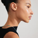 Alison Necklace - Mint/Silver