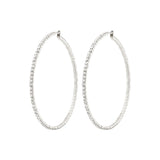 Sidney Hoop Earrings - Silver
