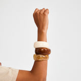 Aase Maxi Bangle - Beige