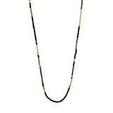 Alison Necklace - Black/Gold