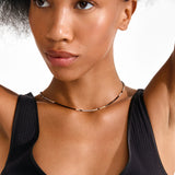 Alison Necklace - Black/Gold