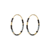 Alison Earrings - Black/Gold