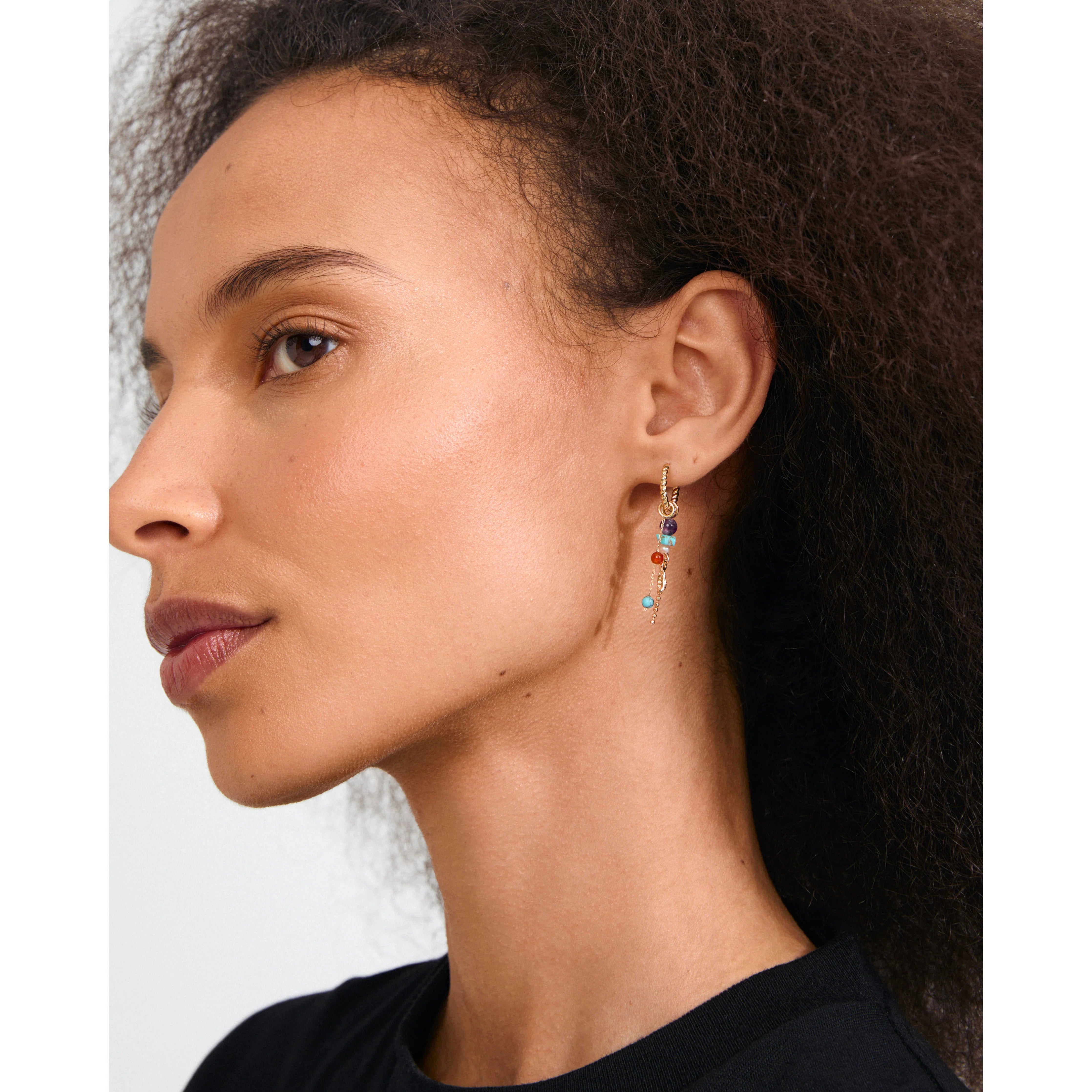Thalen Earrings - Gold/Multi
