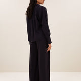 Lise Blouse - Wine Stripe