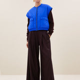 Gio Sleeveless Jacket - Kingsblue
