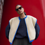 Gio Sleeveless Jacket - Kingsblue