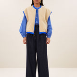 Gio Sleeveless Jacket - Kingsblue