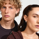 Dune Mini Earrings - Silver