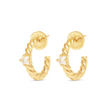 Everyday Twist Hoops - CZ